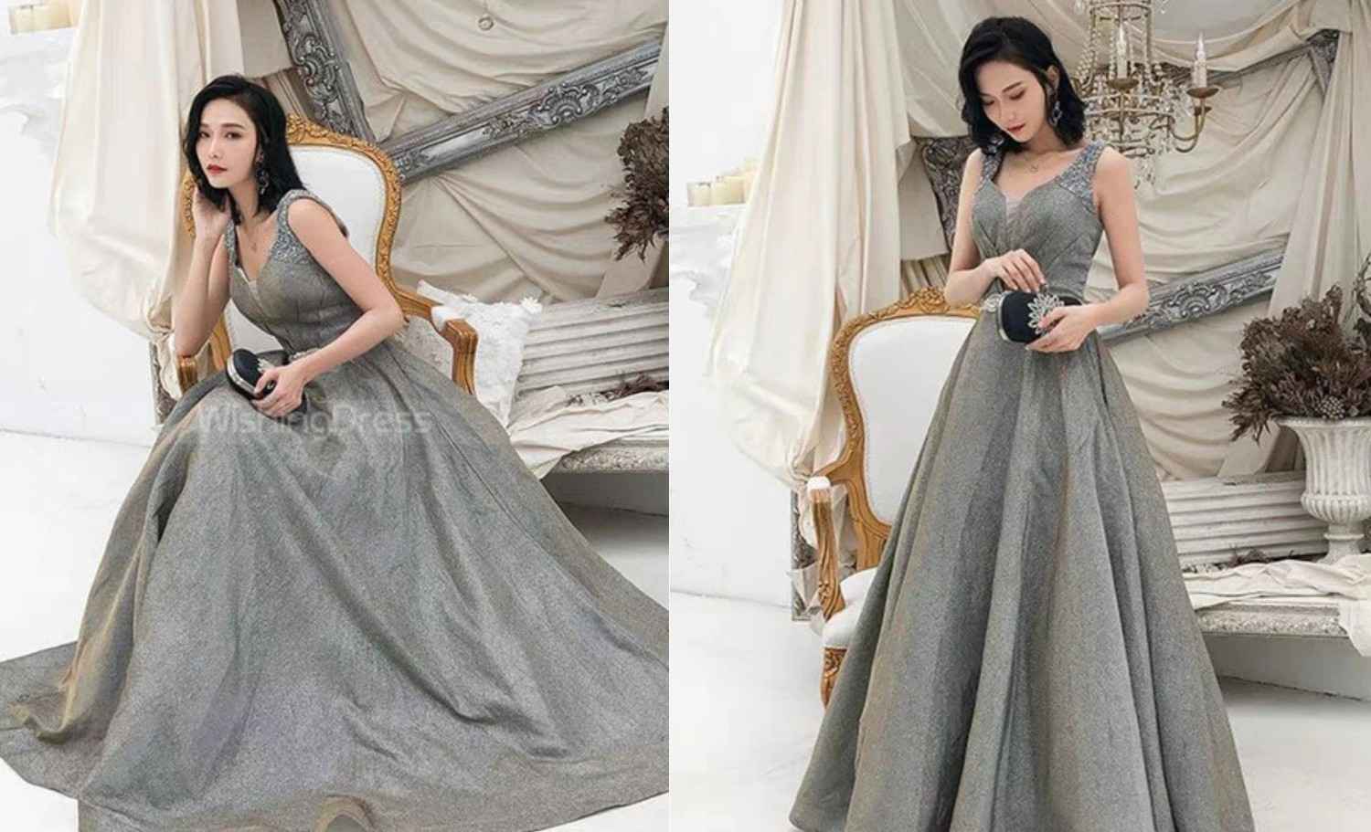 Silver Grad Dresses Are Perfect for Graduation